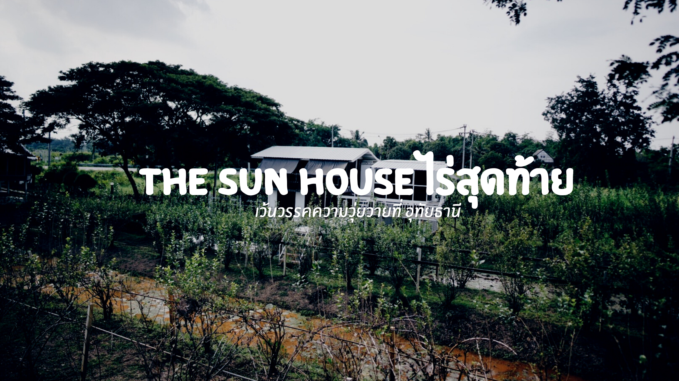 The Sun House ไร่สุดท้าย เว้นวรรคความวุ่นวายที่อุทัยธานี